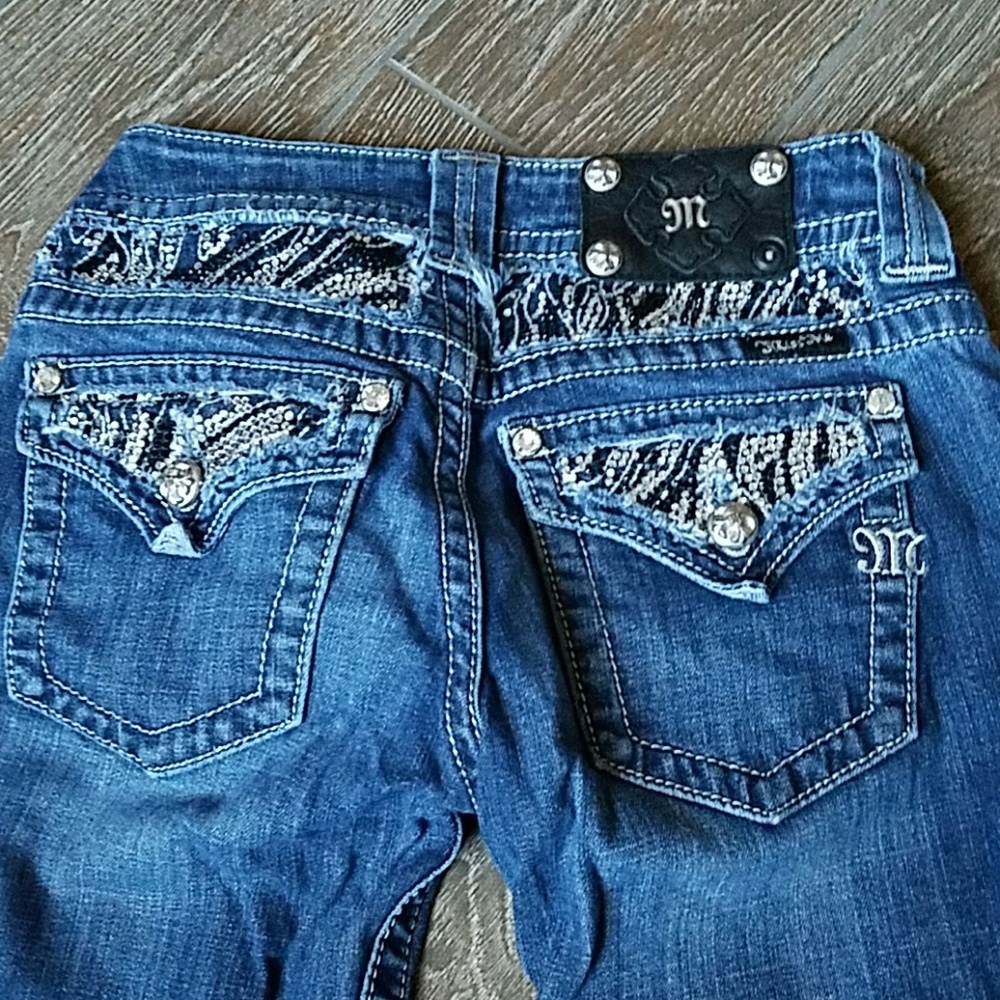 Embellished Blue Jeans